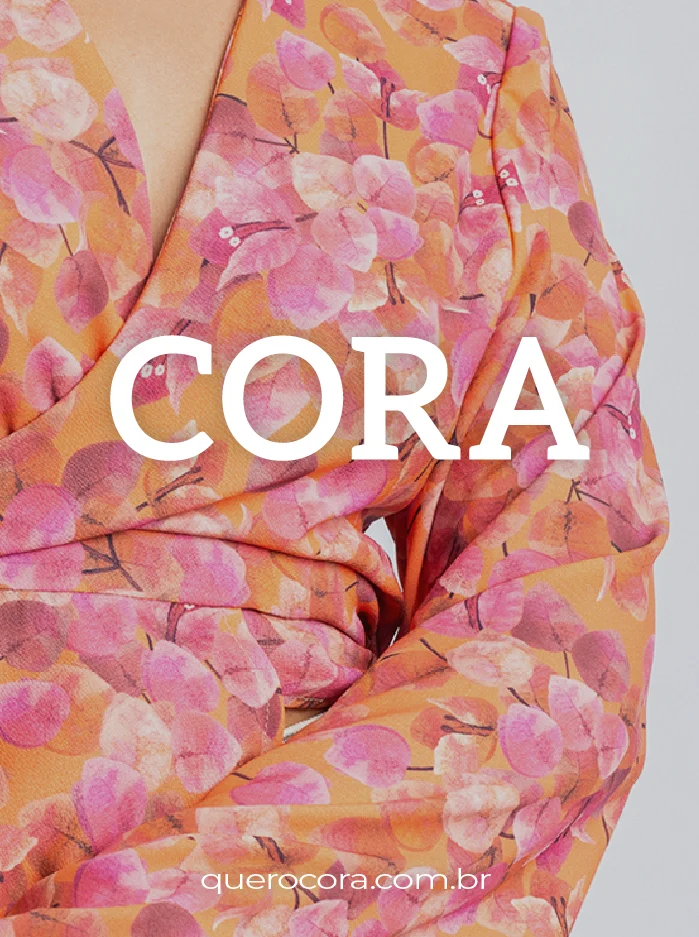CORA, bougainvillea print