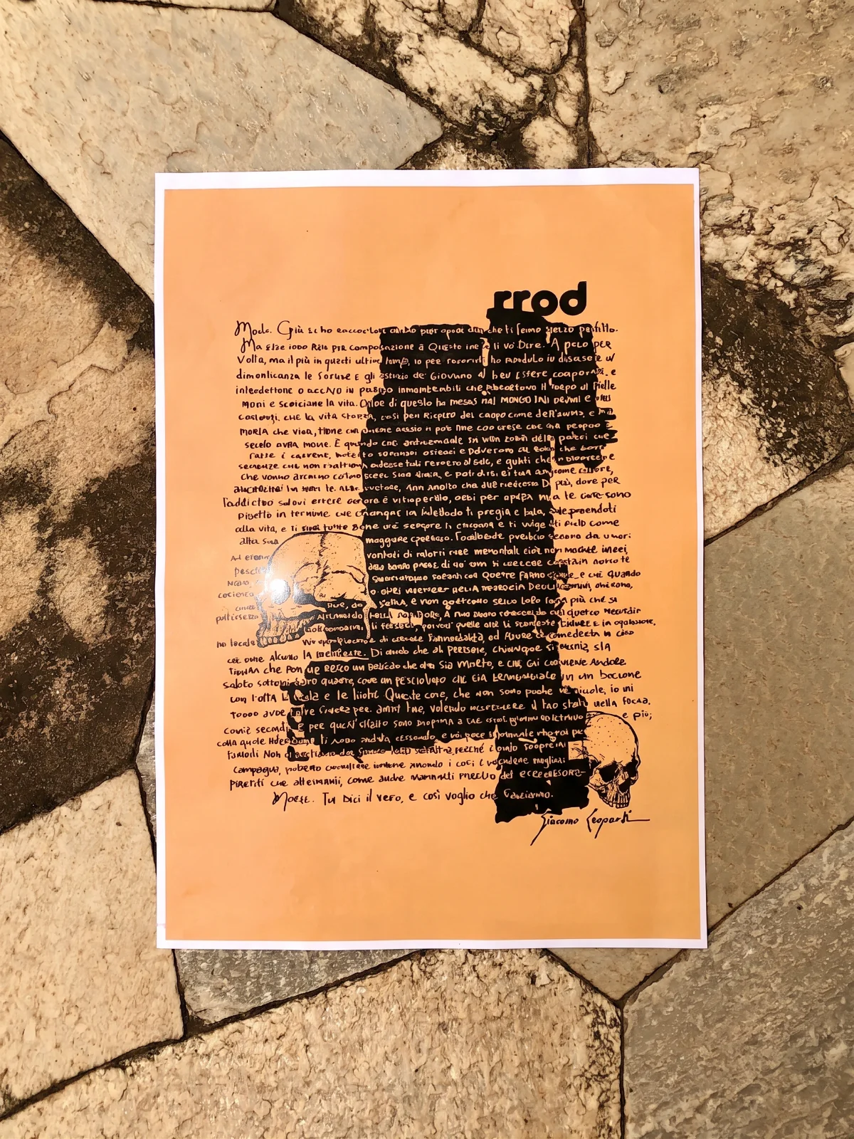 rrod, printed tee